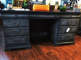 Image result for Gray Painted Desk