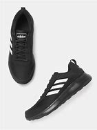 Image result for White Adidas Running Shoes with Black Stripes