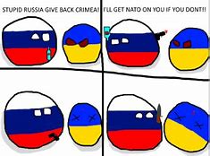 Image result for Russia and Ukraine Countryballs