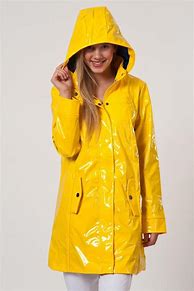 Image result for Women's Yellow Raincoat