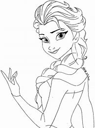Image result for Elsa Frozen Outline Drawing