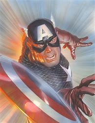Image result for Alex Ross Captain America Sword Sketch