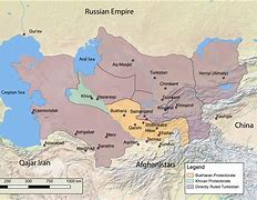 Image result for Turkistan Map and Surrounding Countries