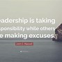Image result for Accept Responsibility Quotes Leadership