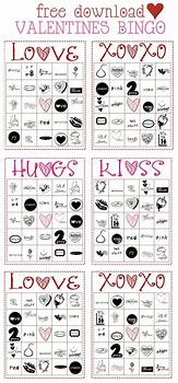 Image result for 150 Free Valentine Bingo Cards