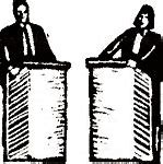 Image result for Presidential Debate Cartoons