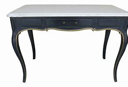Image result for Antique White French Writing Desk