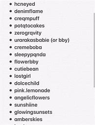 Image result for Aesthetic Words for Usernames