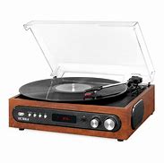 Image result for Victrola Brighton Bluetooth Record Player, Brown
