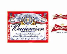 Image result for Budweiser Beer Bottle Label