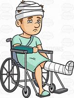 Image result for Leg Injury Cartoon