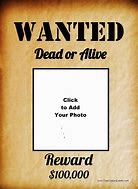 Image result for Blank Most Wanted Poster Template