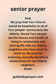 Image result for Prayer for Senior Citizens