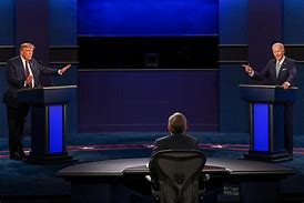 Image result for Presidential Debate Trump Biden