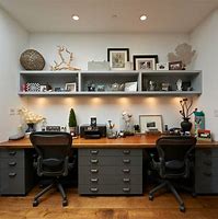 Image result for Double Office Desk Space Configurations
