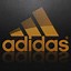 Image result for Adidas Logo White On Black