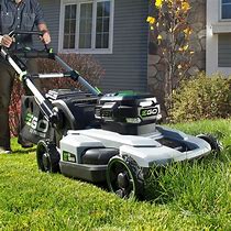 Image result for EGO POWER+ 56-Volt 21-In Cordless Electric Lawn Mower 7.5 Ah (Battery & Charger Included) | LM2102SP