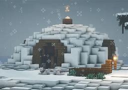 Image result for Snow Biome Igloo Minecraft