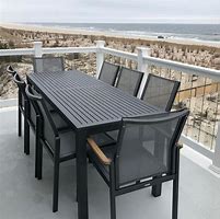 Image result for Narrow Outdoor Dining Table