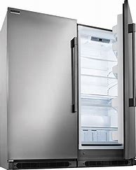 Image result for Side by Side Refrigerator No Freezer