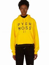 Image result for Youth Yellow Cropped Hoodie