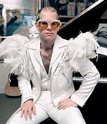 Image result for Elton John Long Feathered Hair