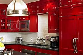 Image result for Wood Kitchen Cabinets with White Appliances