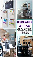 Image result for Organized Homework Desk