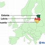 Image result for Estonia Latvia Lithuania Map
