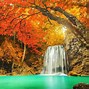 Image result for Fall Foliage Waterfall