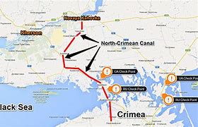 Image result for Ukraine Crimea Dam