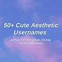 Image result for Roblox Username Ideas Aesthetic