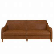 Image result for DHP DHP Jasper Coil Futon Convertible Sofa & Couch Camel Faux Leather Leather, Camel By Ashley Homestore, Furniture > Living Room > Sofas > Sofas. On Sale - 41% Off