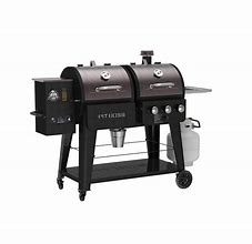 Image result for Pit Boss Pro Black Triple-Function Combo Grill Stainless Steel | PB1100PSC2