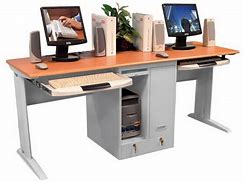 Image result for 2 Person Computer Desk