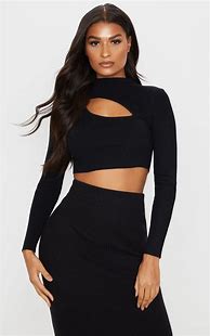 Image result for Knitted Cut Out Top