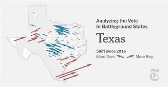 Image result for Texas Voting by County Map