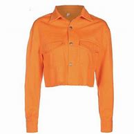 Image result for Orange Cropped Tukked in Hoodie