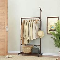 Image result for wood clothing shelf