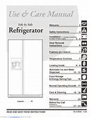 Image result for Frigidaire Elite Refrigerator Manual