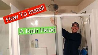Image result for rain shower head installation