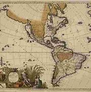Image result for South America Map 1700