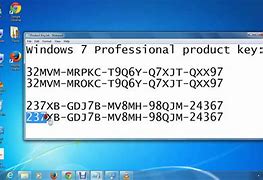 Image result for Windows 7 X64 Pro Key