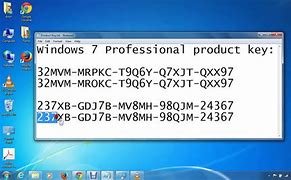 Image result for Product Key for Windows 7 Professional 64-Bit