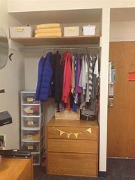 Image result for Dorm Room Closet Organization
