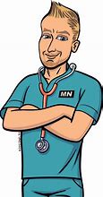 Image result for Men Nurse with Hat Cartoon