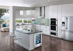 Image result for Square Kitchen Contemporary Stainless Steel Appliances