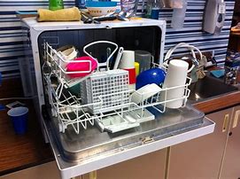 Image result for Whirlpool Black Dishwasher