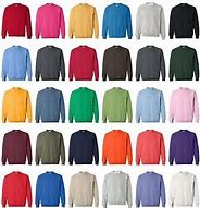 Image result for Gildan Sweatshirts Crew Neck Color Chart