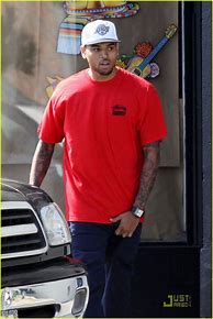 Image result for Chris Brown Wearing Teal